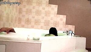 Latina gets fucked by photographer in jacuzzi photoshoot