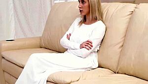 Tempting Mormon Babe Rides a Massive Cock with Wild Joy