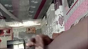 Ebonyslut Masturbates To Squirting Creampie