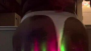 ebony model dances for daddy