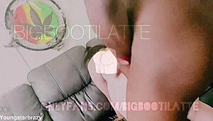 youngstarbrazy and bigbootilatte make passionate interracial love to his new song lie 2 me