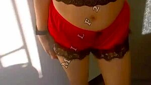 Teen bent over for outdoor doggystyle fuck