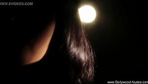 sensual dancer gets aroused at night