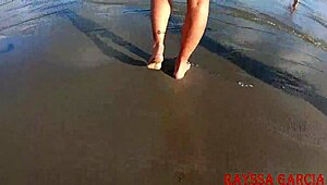 Enjoying The Beach While My Cuckold Watches Rayssa Garcia?