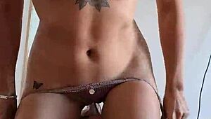 morning delight with a young latina