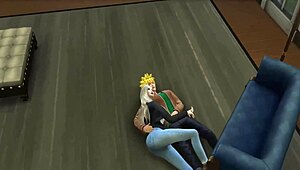 naruto tries to seduce tsunade but sasuke fucks sakura in the dining room with anal sex as she likes it ending inside