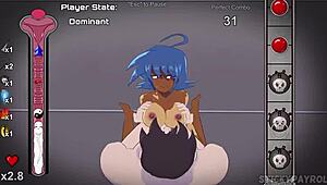 Hentai girlfriend gets ass plowed in sex swing