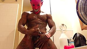 Hallelujah! Worshipping big black dick of Johnson Mr. 86, baby!