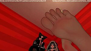 Can You Handle 3 Girls' Feet Domination?