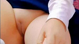 mexican student in uniform gets everything after school with tight pussy broken