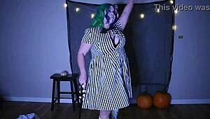 BBW Strips Beetlejuice Costume