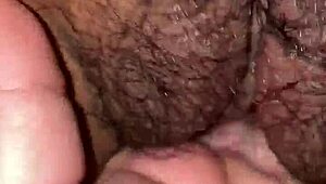 Latina girlfriend's creamy pussy drips wet from intense fingering