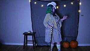 BBW Strips Beetlejuice Costume