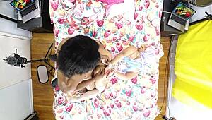 Vixen Vanity Backstage Overhead View with Black Christ aka BlackXChrist in Action