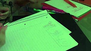 Amateur Teen Gobbling Cock at Party