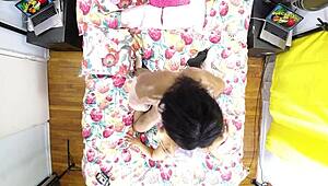 Vixen Vanity Backstage Overhead View with Black Christ aka BlackXChrist in Action