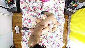 Vixen Vanity Backstage Overhead View with Black Christ aka BlackXChrist in Action