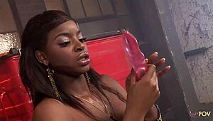 Does interracial lesbian sex in stockings please more than toys?