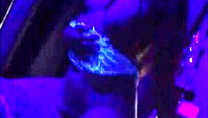 The nurse rides cowgirl in the dark.