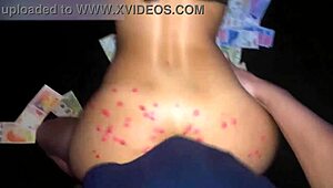 The big-ass Latina Lucia Putinovia agrees to risky encounter for 300 thousand pesos. She accepts the full payment inside.