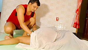 Young busty Bengali girl rides hard for creampie finish