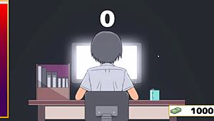 Megu was hungry for some dick in this anime hentai episode 4