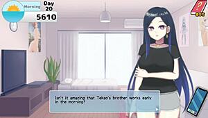 Megu was hungry for some dick in this anime hentai episode 4