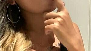 Wow! Drinking Coffee and Masturbating in a Public Toilet?!