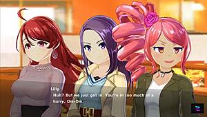 demon king eliza's blonde big tits in hentai magicami