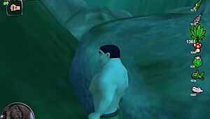 bonetown vacation: 'can the new man handle my big tits and anal?'