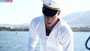 Hey, dive in for underwater Greek teen blowjob fun!