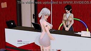 harem hotel 134 in anime hentai game