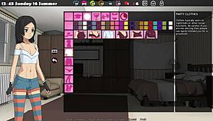 Finishing the game in an anime hentai adventure.