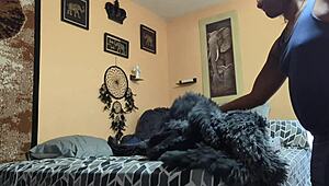 i grind my pussy on bedding hard