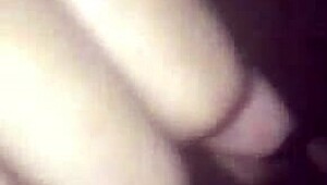 Latina amateur giving blowjob to black cock homemade