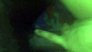 Latina amateur giving blowjob to black cock homemade