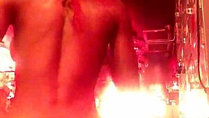 Ebonysweets Strips And Rips Clothes On Webcam