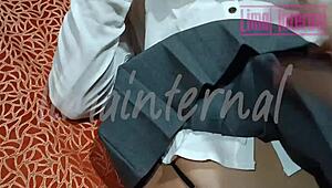 Peruvian Schoolgirl Loves Full Anal Assfucking