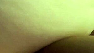 Creamy pussy rides big black cock in interracial hardcore.