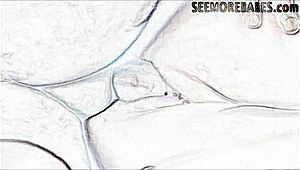 Detailed Slow Fucking in Erotic Sex Scene, Gumglande Edit Version