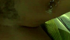 patty masturbates watching video then gets cum in mouth