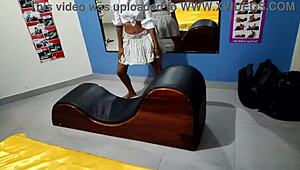 Skinny Brunette Visits Stepfather For Slow Discreet Sex