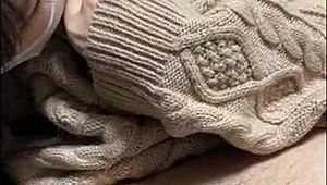 it gets wet when touched slowly over the lingerie in a japanese pov scene