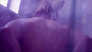 Evy Kethlyn, the Brazilian brunette whore, intensely sucks Tony Tigrão's cock for a massive cumshot.