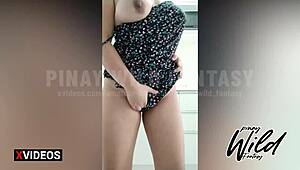 Horny 18yo tlustá pinay teenka 18+ tiktokerka, moje velké kozy v divokém skandálním videu pro tebe