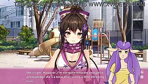 Ninnin days part 2 ninja panties, cute asian adventure.