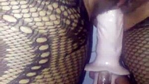 Brook Starr plays with toys, golden showers, and long dick action.