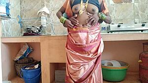 Desi Maid’s Brutal Kitchen Fuck with Truck Driver and Friend