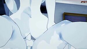 sans and female sans in undertale hentai