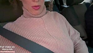 stepmom gives stepson first public bathroom bang... oops, so risky!